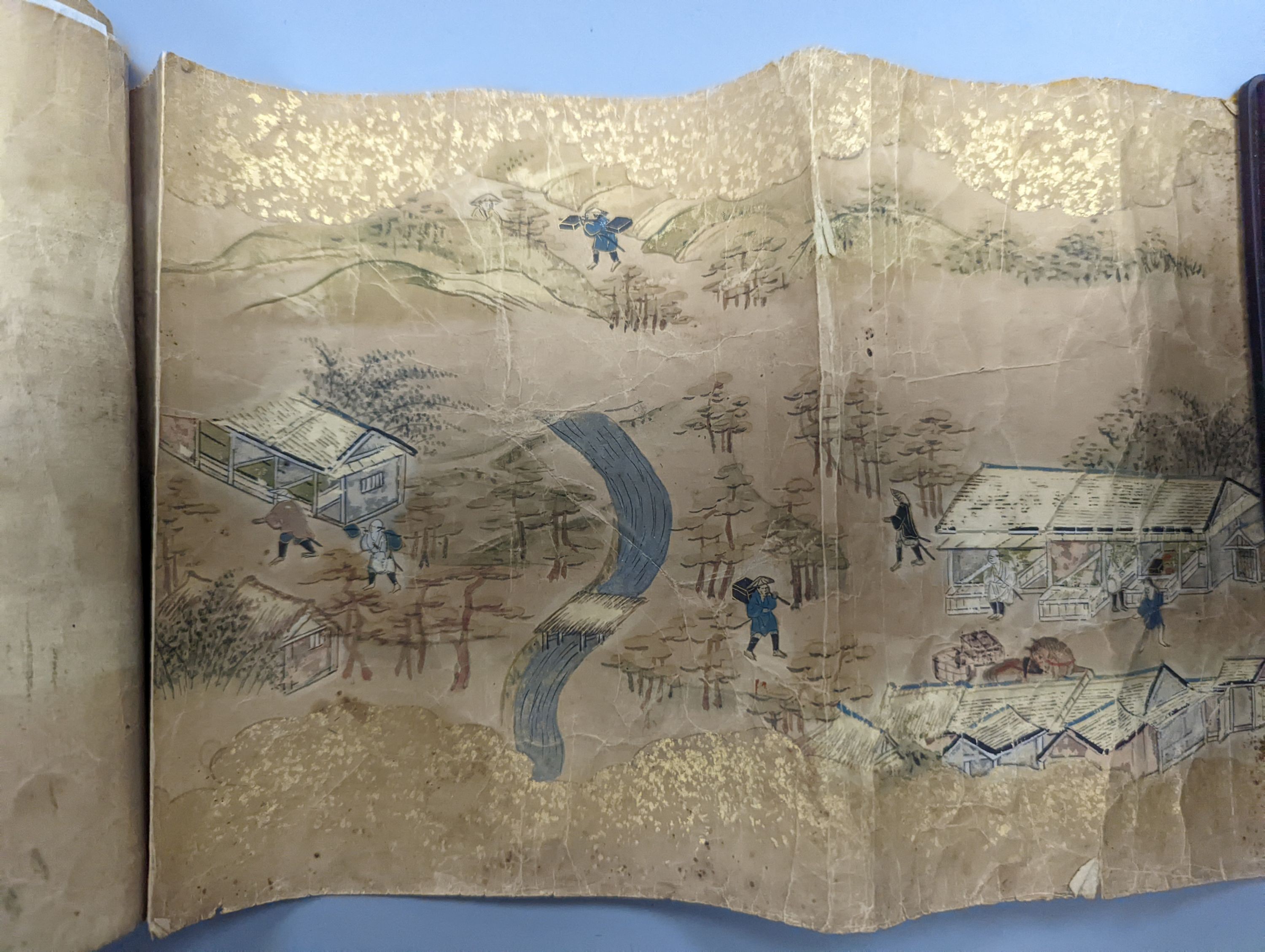 A Japanese fragment of a scroll